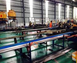 中欧体育管生产车间环境